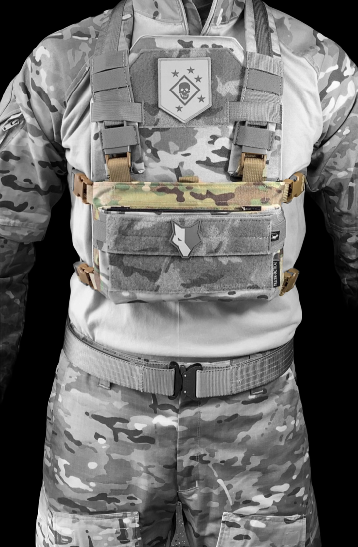 Tactical Lowpro Minimalistic Modular Chest Rig Chassis Multicam