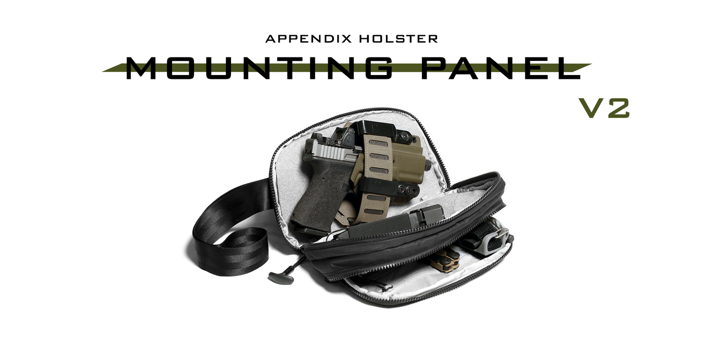 Adjustable Appendix Holster Mounting Panel V2